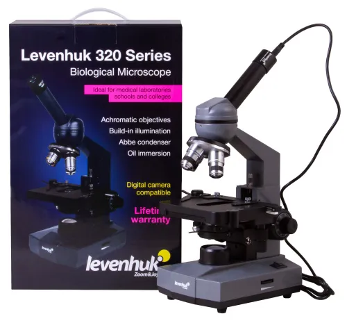 foto monokularowy mikroskop cyfrowy Levenhuk D320L BASE 3M,  19