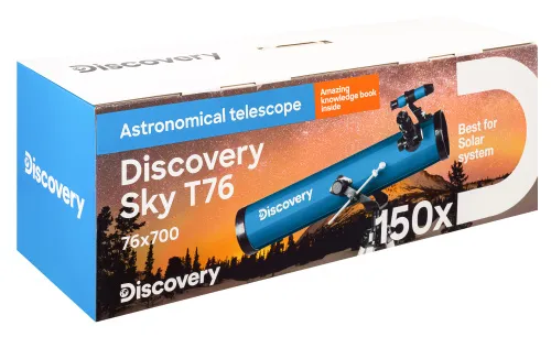 obraz teleskop Levenhuk Discovery Sky T76 z książką,  15