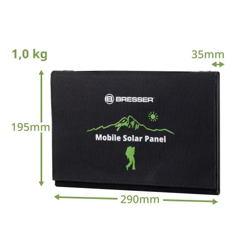 zdjęcie przenośna ładowarka słoneczna Bresser 21 W z przyłączem USB,  4