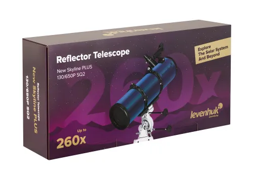 fotografia teleskop Levenhuk New Skyline PLUS 130/650P SQ2,  14