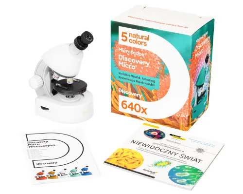 obraz mikroskop Levenhuk Discovery Micro z książką,  4