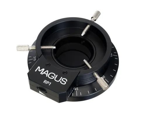 foto lampa pierścieniowa MAGUS LED RP1 z polaryzatorem,  3