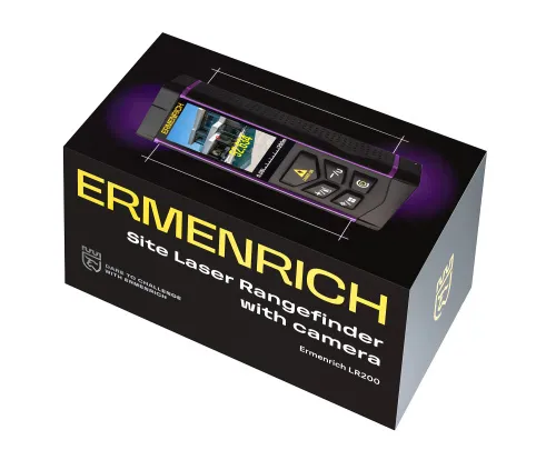 zdjęcie miernik laserowy Ermenrich PRO LR200, z kamerą,  8