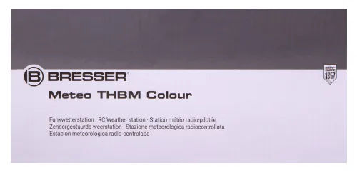 foto stacja meteorologiczna Bresser z kolorowym wyświetlaczem, czarna,  14