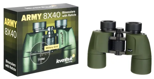 zdjęcie lornetka Levenhuk Army 8x40 z celownikiem,  6