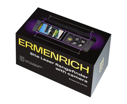 obraz miernik laserowy Ermenrich PRO LR100, z kamerą,  8