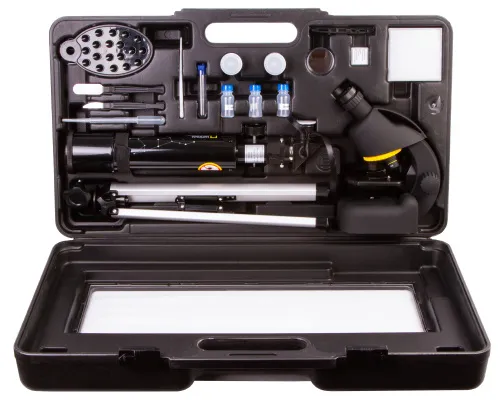 obraz zestaw Bresser National Geographic: teleskop 50/360 AZ i mikroskop 40x–640x,  3