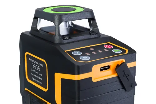 obraz poziomica laserowa Ermenrich PRO LV40, czarny,  9