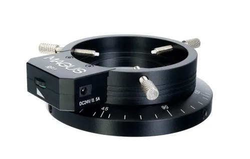 foto lampa pierścieniowa MAGUS LED RP1 z polaryzatorem,  4