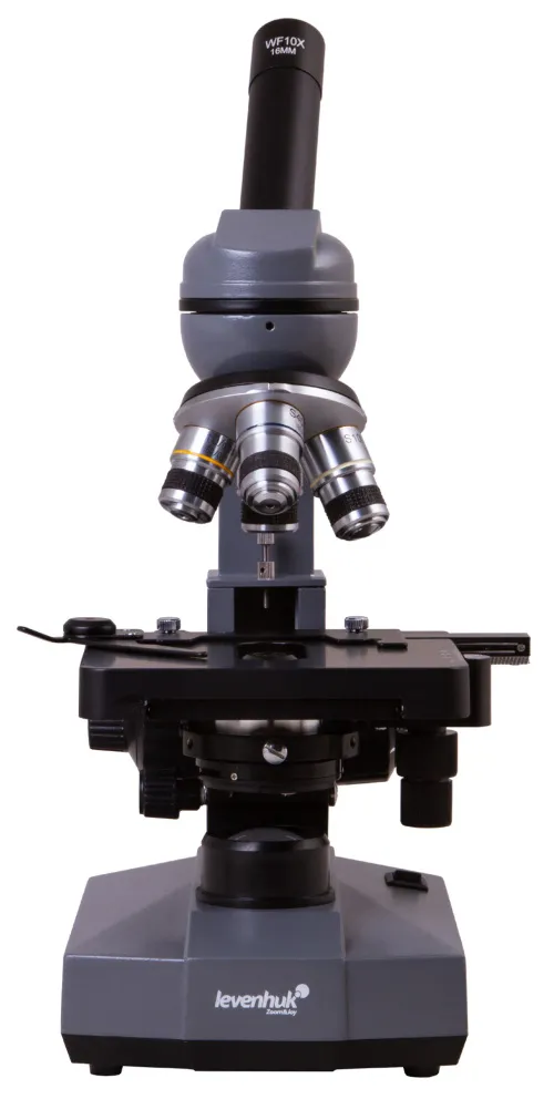 foto monokularowy mikroskop biologiczny Levenhuk 320 PLUS,  9