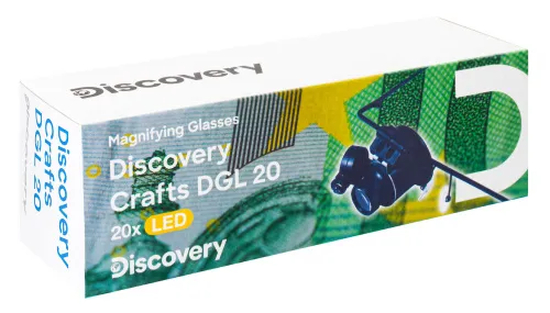 obraz okulary powiększające Levenhuk Discovery Crafts DGL 20,  9
