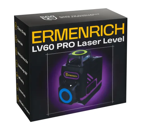 obraz poziomica laserowa Ermenrich PRO LV60,  10