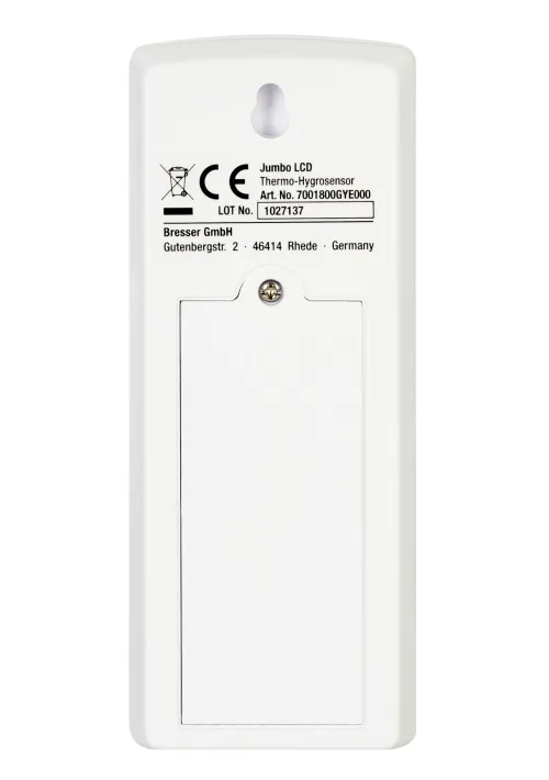 foto zegar ścienny Bresser MyTime Jumbo LCD,  10