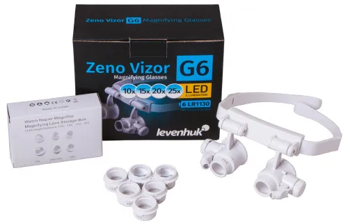 foto okulary powiększające Levenhuk Zeno Vizor G6,  2