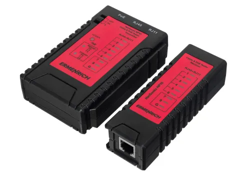 zdjęcie tester przewodów i PoE Ermenrich NetGeeks NP10,  6