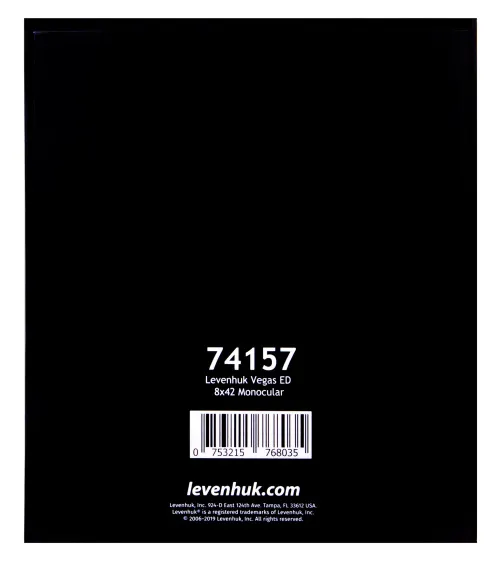 obraz monokular Levenhuk Vegas ED 8x42,  20
