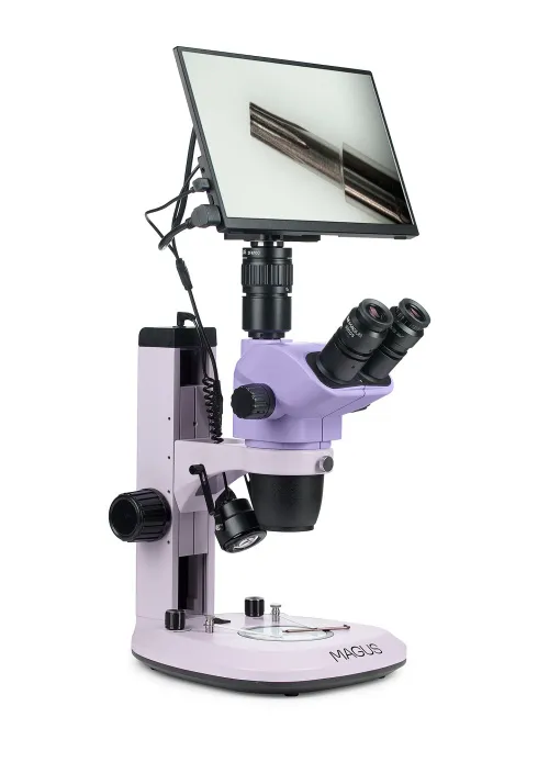 zdjęcie cyfrowy mikroskop stereoskopowy MAGUS Stereo D7T LCD PLUS,  3