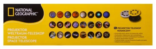 zdjęcie projektor Bresser National Geographic w kształcie teleskopu kosmicznego,  13