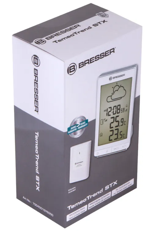 foto stacja meteorologiczna Bresser TemeoTrend STX RC, biała,  12