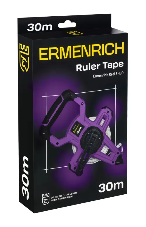 fotografia taśma miernicza geodezyjna Ermenrich Reel SH30,  7