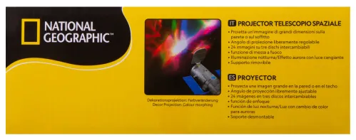 zdjęcie projektor Bresser National Geographic w kształcie teleskopu kosmicznego,  12