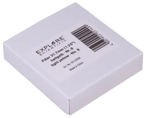 foto filtr jasnożółty Explore Scientific N8 1,25",  6