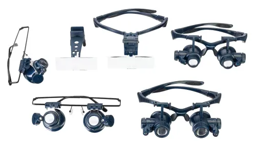 foto okulary powiększające Levenhuk Discovery Crafts DGL 10,  3