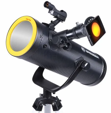 fotografia teleskop Bresser Solarix 114/500 z filtrem słonecznym,  2