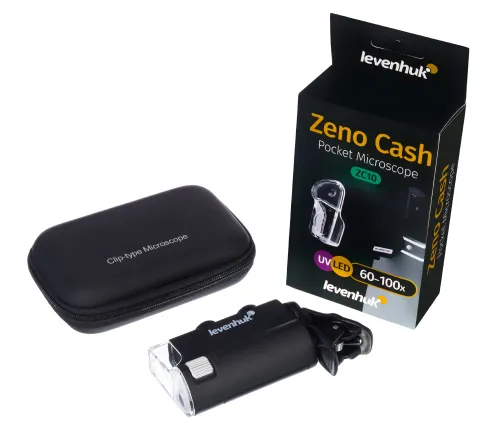 zdjęcie mikroskop kieszonkowy Levenhuk Zeno Cash ZC10,  2
