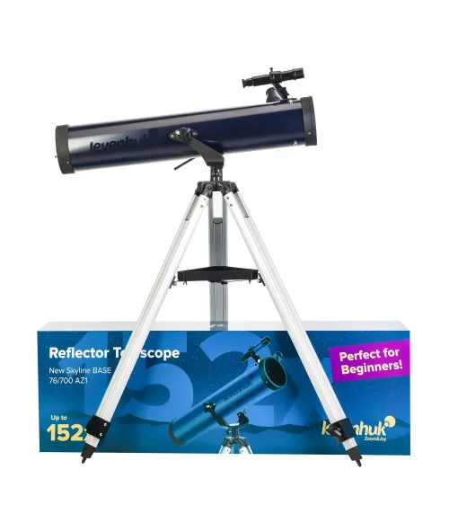 obraz teleskop Levenhuk New Skyline BASE 76/700 AZ1,  2