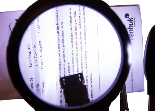 zdjęcie lupa Levenhuk Zeno Desk D11,  15