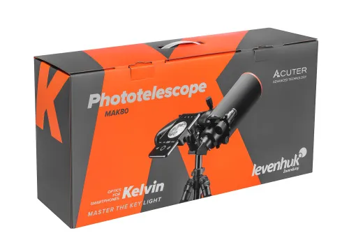 fotografia fototeleskop Levenhuk Kelvin MAK80 AZ,  15