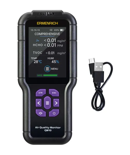 zdjęcie miernik zanieczyszczenia powietrza Ermenrich QM10 ,  5