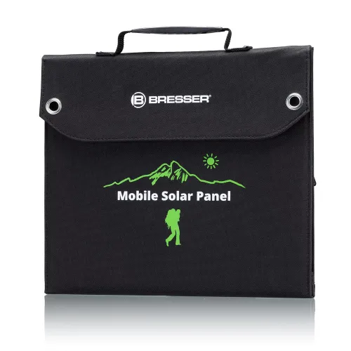 foto przenośna ładowarka słoneczna Bresser 40 W z przyłączem USB,  2