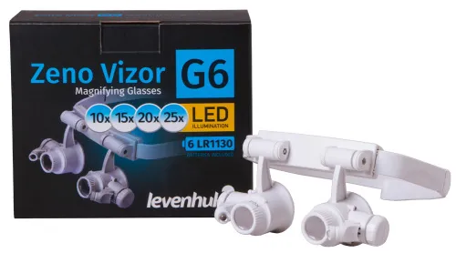 foto okulary powiększające Levenhuk Zeno Vizor G6,  10