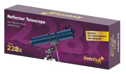 zdjęcie teleskop Levenhuk New Skyline PLUS 114/900 EQ2,  2
