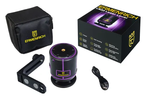 foto poziomica laserowa Ermenrich PLUS LN20,  2