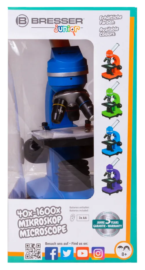 obraz mikroskop Bresser Junior Biolux SEL 40–1600x,  13