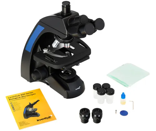 obraz trójokularowy mikroskop biologiczny Levenhuk 870T,  2