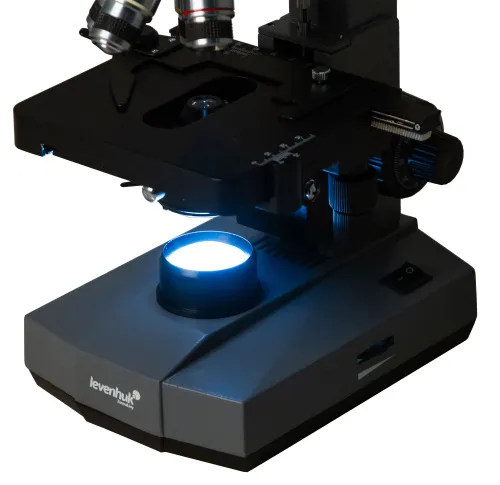 foto monokularowy mikroskop biologiczny Levenhuk 320 PLUS,  14