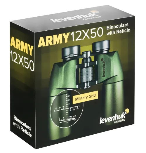 fotografia lornetka Levenhuk Army 12x50 z celownikiem,  14