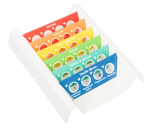 obraz zestaw 24 preparatów Levenhuk Discovery Flora i Fauna,  2