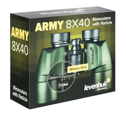 zdjęcie lornetka Levenhuk Army 8x40 z celownikiem,  14