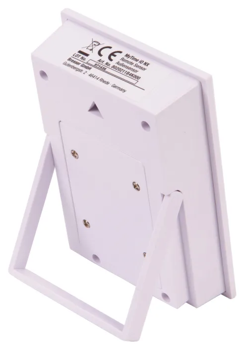 foto zegar ścienny Thermo/Hygro Optus MyTime Bresser MyTime io NX 30 cm, biały,  10