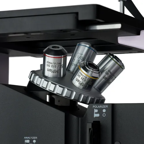 obraz odwrócony mikroskop metalurgiczny MAGUS Metal V700 DIC,  9