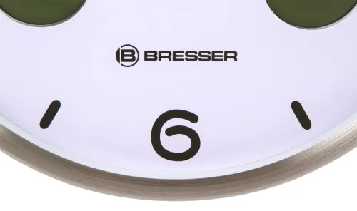 foto zegar ścienny Thermo/Hygro Optus MyTime Bresser MyTime io NX 30 cm, biały,  4