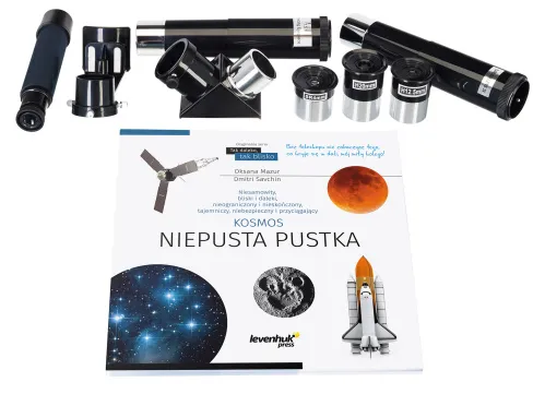 fotografia teleskop Levenhuk Discovery Spark 709 EQ z książką,  3