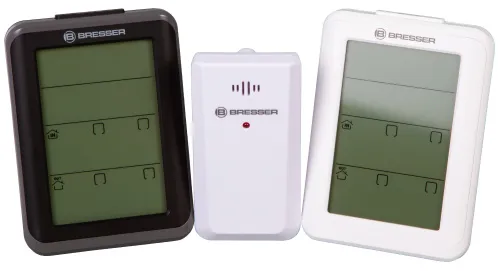 zdjęcie zegarowi MyClimate firmy Bresser z termohigrometrem, biały,  2