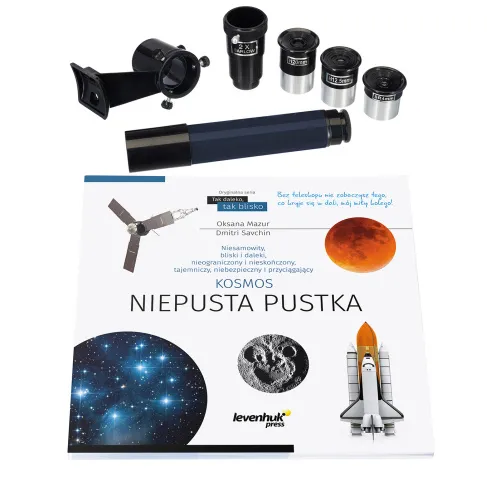 zdjęcie teleskop Levenhuk Discovery Spark 114 AZ z książką,  3