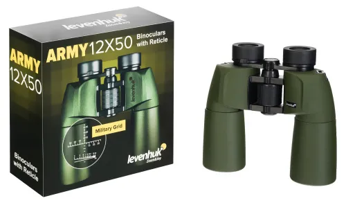 fotografia lornetka Levenhuk Army 12x50 z celownikiem,  6